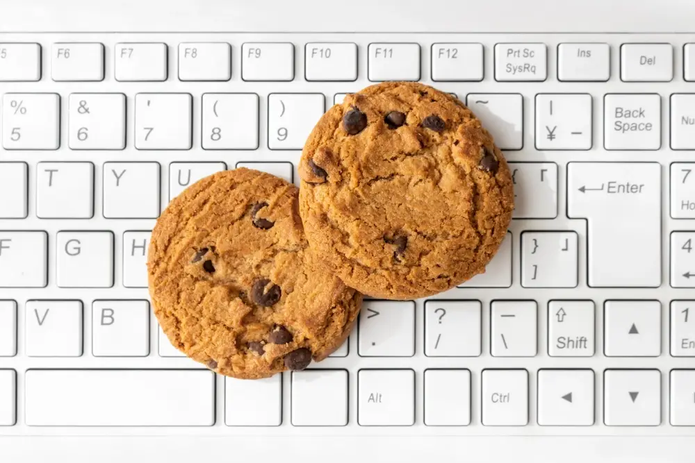cookies sur un clavier